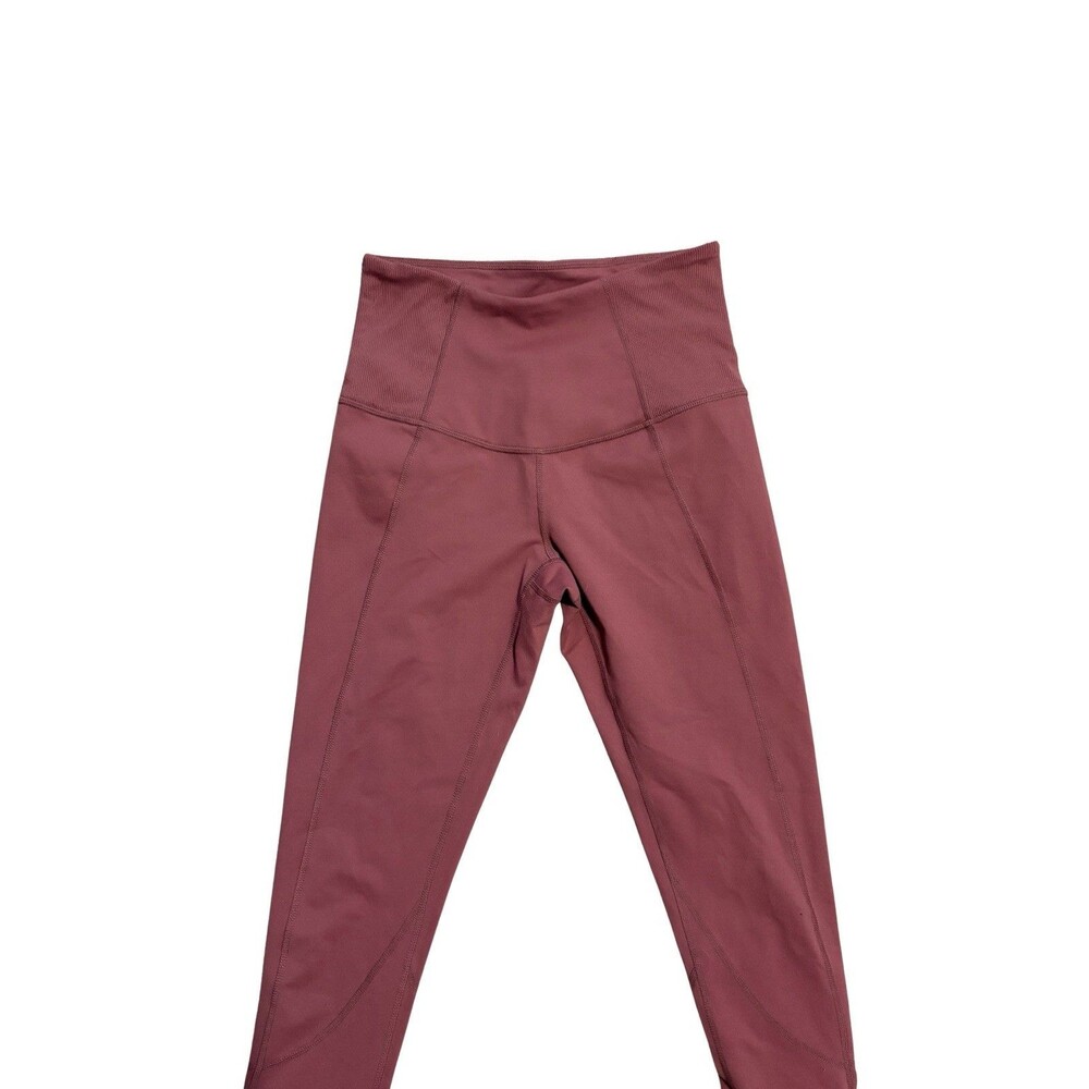 Zella Women’s High Rise Leggings Ribbed Side Waist and Ankles Size S, Maeve - Picture 2 of 5